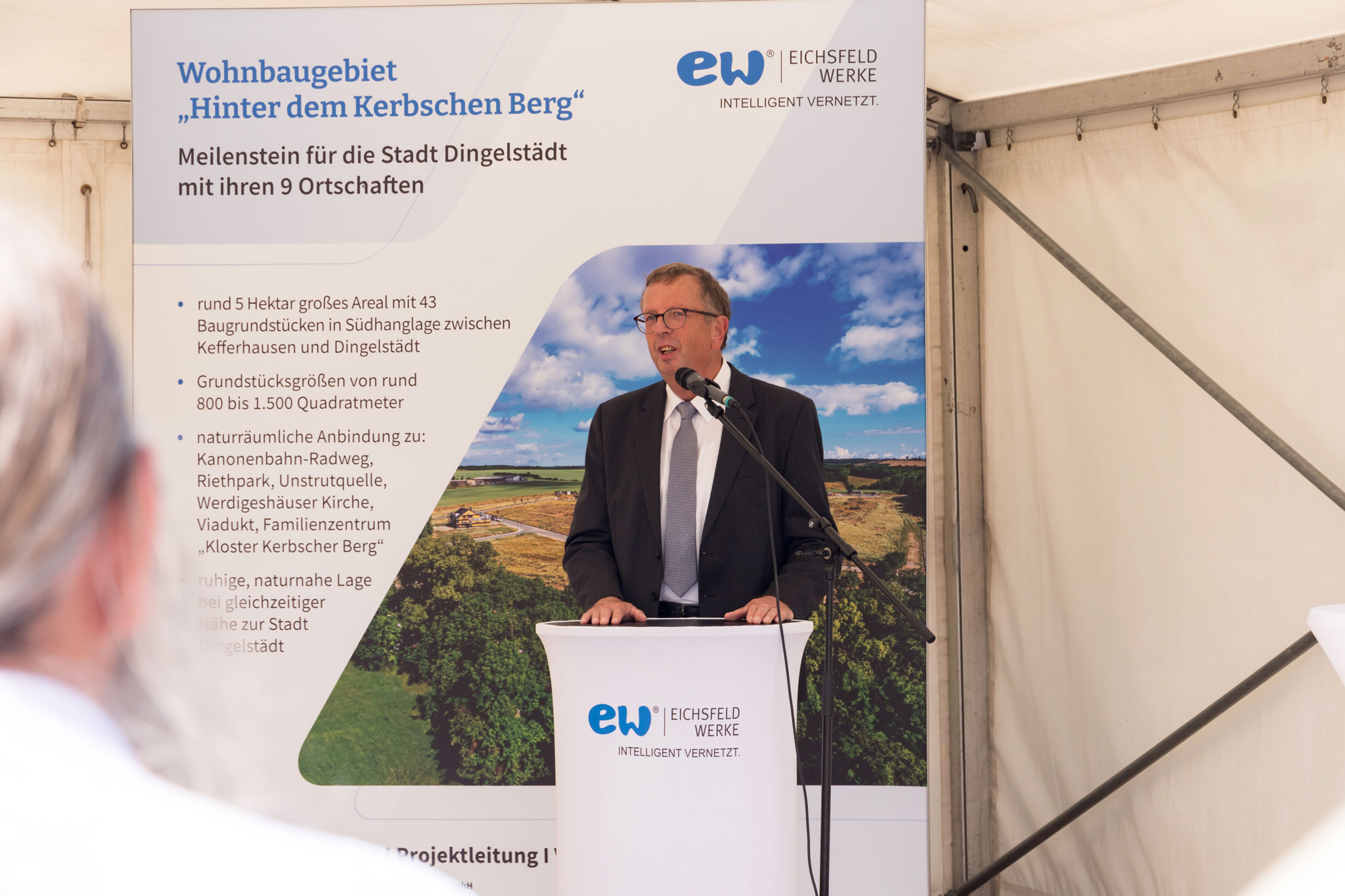 Ansprache von Landrat und EW-Aufsichtsratsvorsitzenden Dr. Werner Henning anlässlich der Einweihung des neuen Wohnbaugebiets in Dingelstädt
